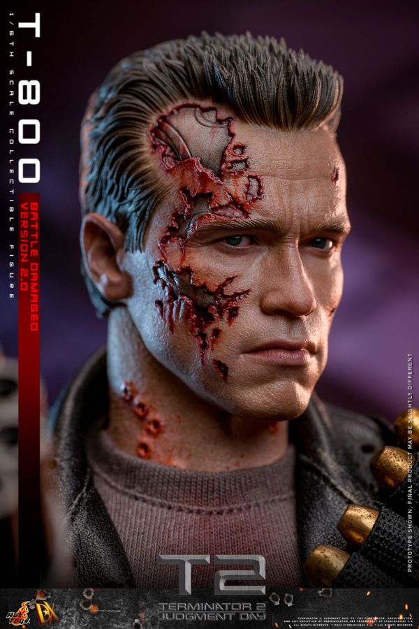 Terminator 2: Judgement Day - T-800 (Battle Damaged 2.0) 1:6 Scale Collectable Action Figure