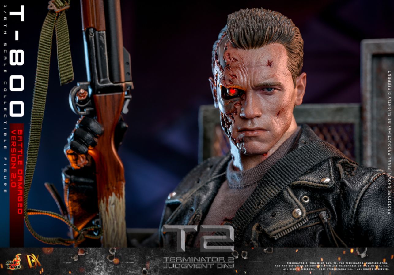 Terminator 2: Judgement Day - T-800 (Battle Damaged 2.0) 1:6 Scale Collectable Action Figure