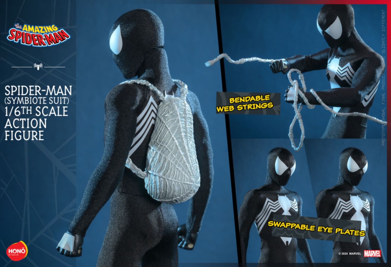 Spider-Man - Symbiote Suit (Hono Studios) 1:6 Scale Collectable Action Figure