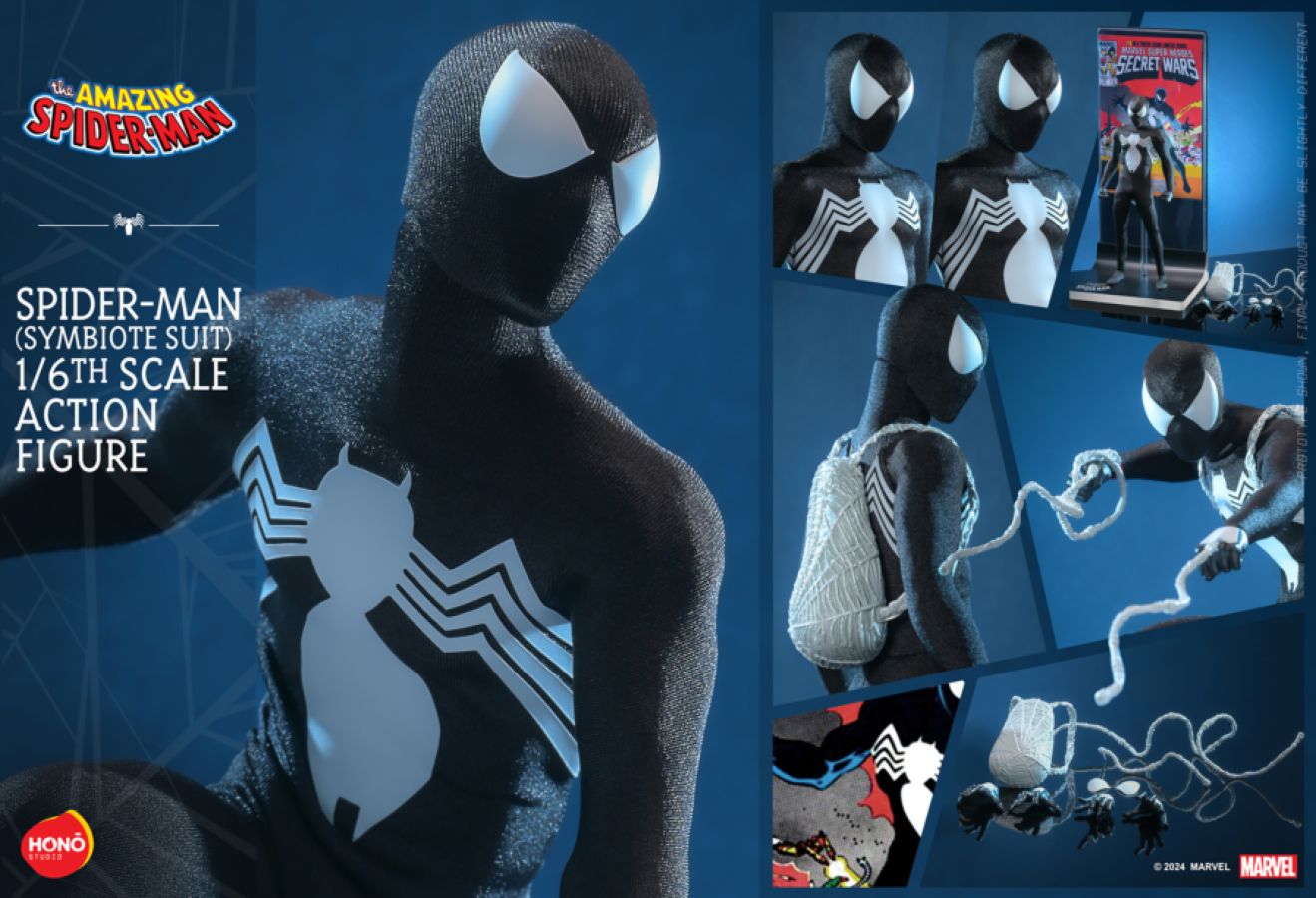 Spider-Man - Symbiote Suit (Hono Studios) 1:6 Scale Collectable Action Figure