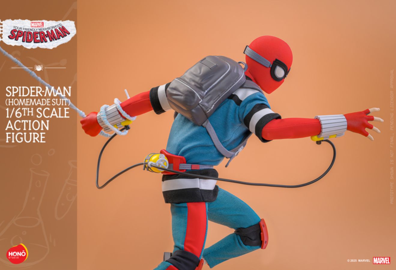 Your Friendly Neighborhood Spider-Man - Spider-Man Homemade Suit 1:6 Scale Action Figure