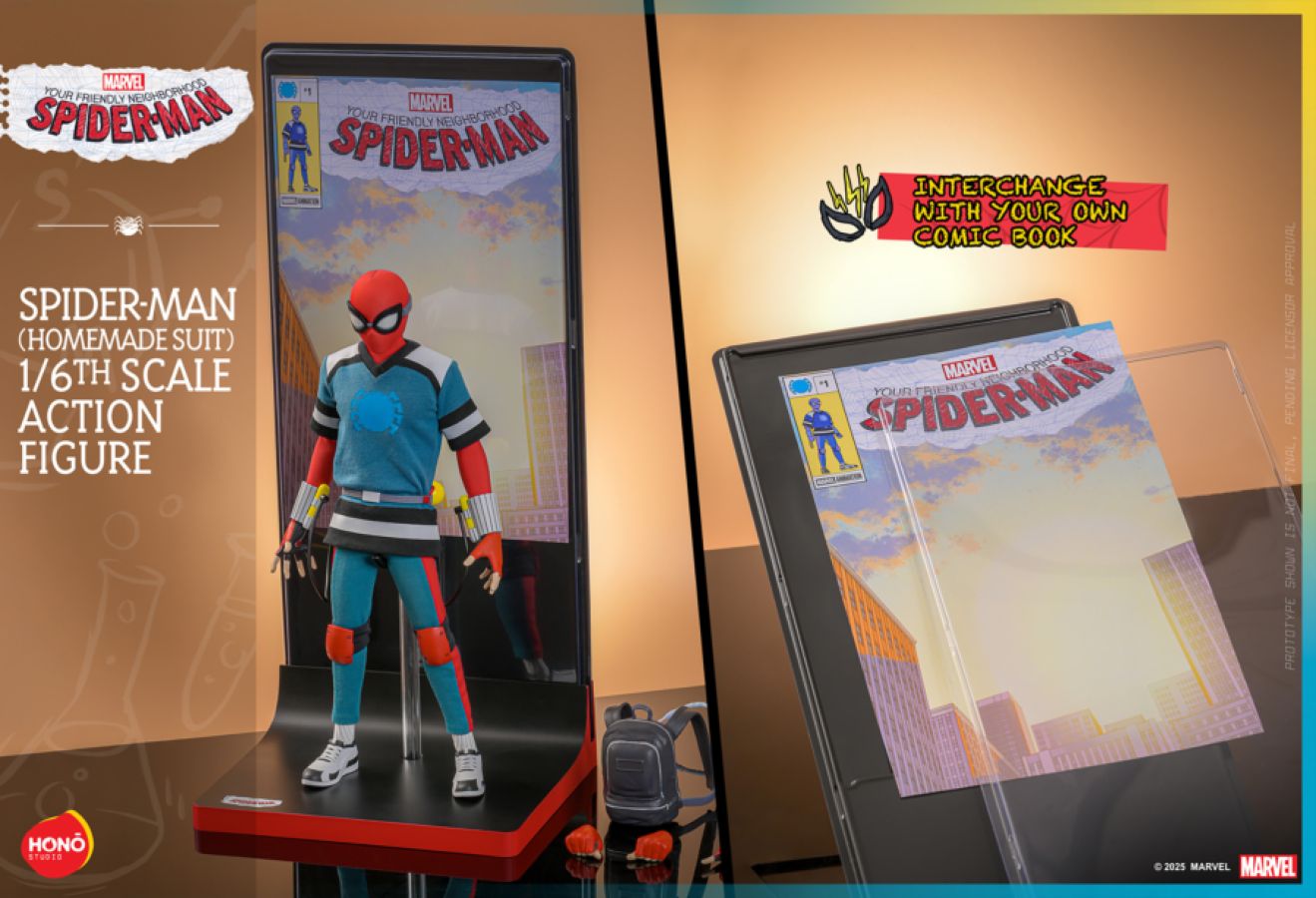 Your Friendly Neighborhood Spider-Man - Spider-Man Homemade Suit 1:6 Scale Action Figure