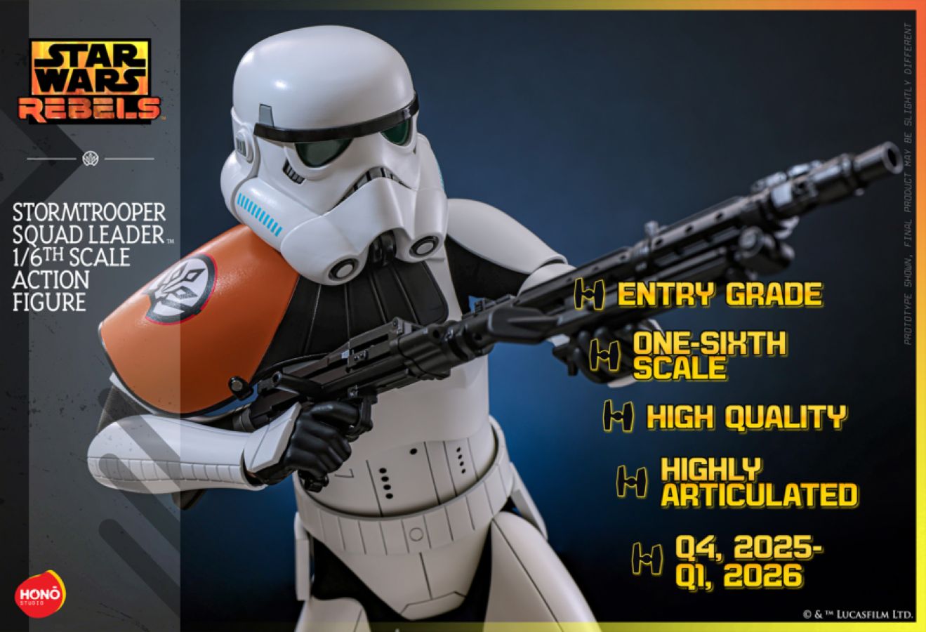 Star Wars - Stormtrooper Squad Leader (HONO Studios) 1:6 Scale Collectable Aciton Figure