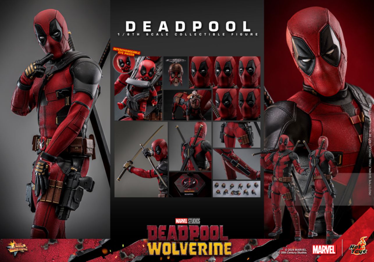 Deadpool & Wolverine - Deadpool 1:6 Scale Collectable Action Figure