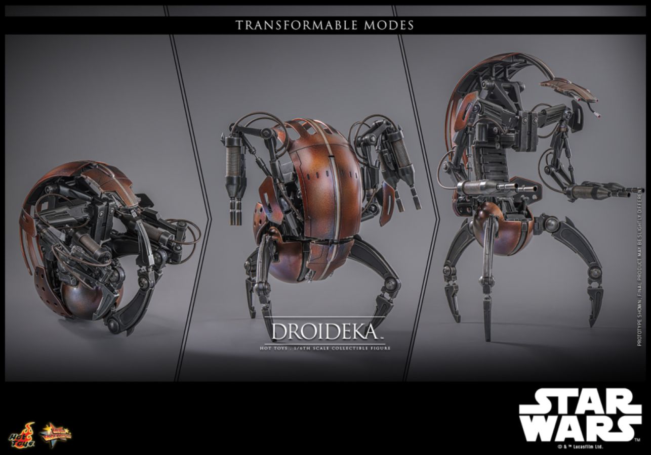 Star Wars Episode 1: The Phantom Menace - Droideka 1:6 Scale Collectable Action Figure