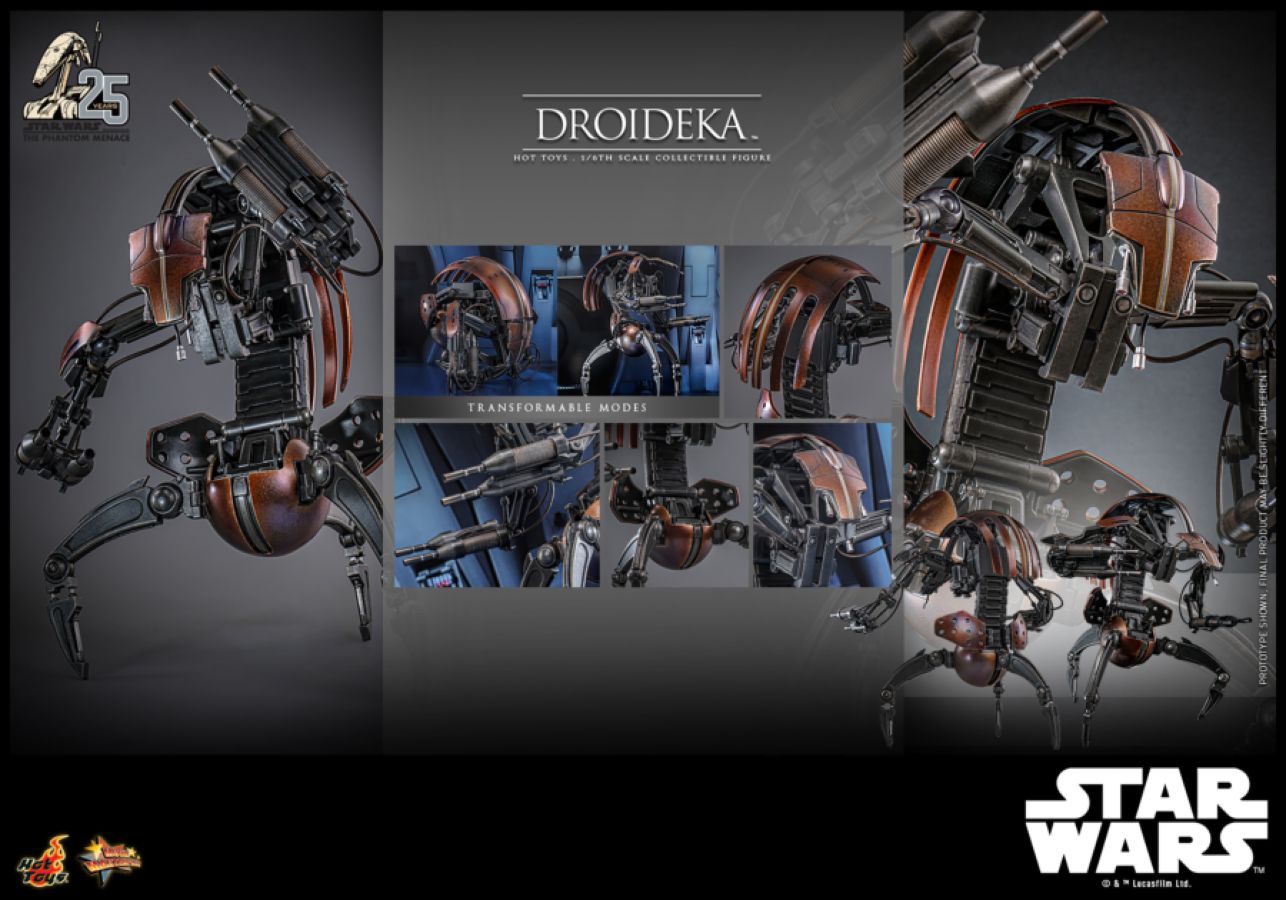 Star Wars Episode 1: The Phantom Menace - Droideka 1:6 Scale Collectable Action Figure