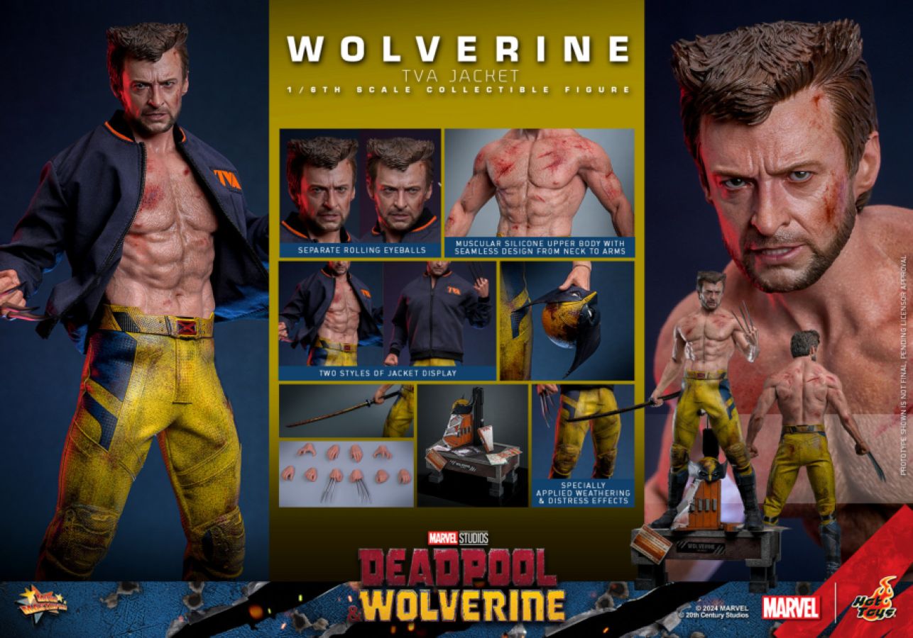 Deadpool & Wolverine - Wolverine (TVA Jacket) 1:6 Scale Collectable Action Figure