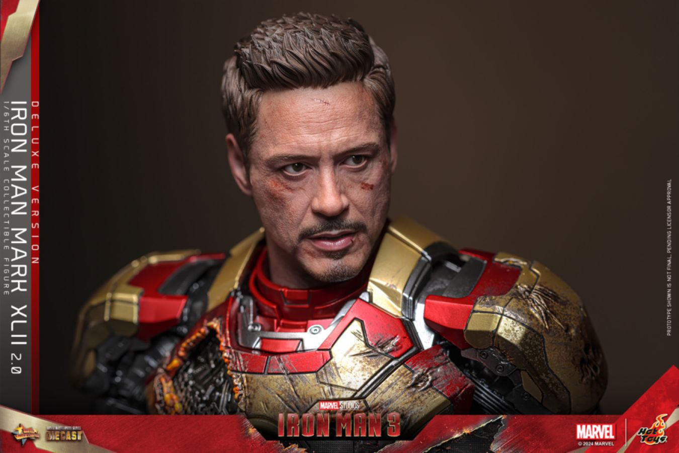 Iron Man 3 - Iron Man Mk 42 (2.0) Deluxe 1:6 Scale Collectable Action Figure