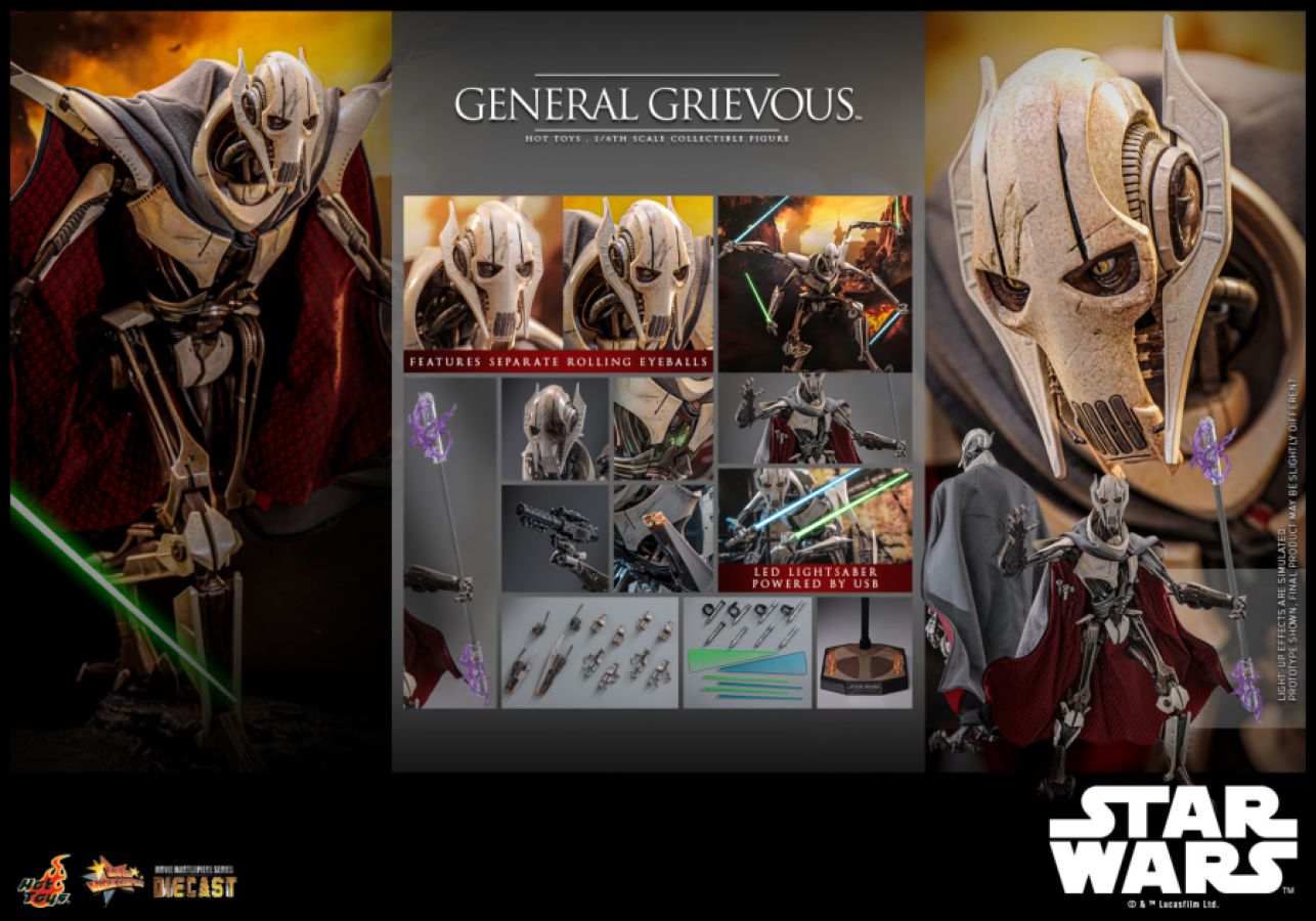 Star Wars: Revenge of the Sith - General Grievous 1:6 Scale Collectable Action Figure