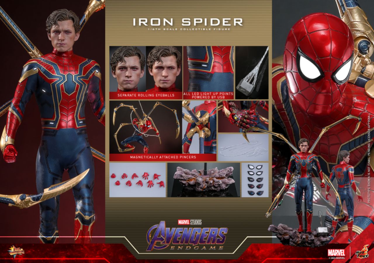 Avengers 4: Endgame - Iron Spider 1:6 Scale Collectable Action Figure