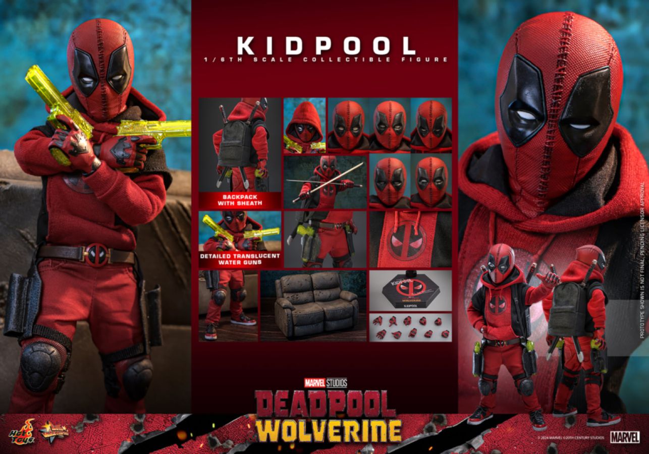 Deadpool & Wolverine - Kidpool 1:6 Scale Collectable Action Figure