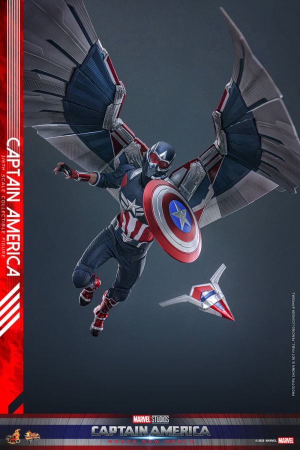 Captain America: Brave New World - Captain America 1:6 Scale Collectable Action Figure