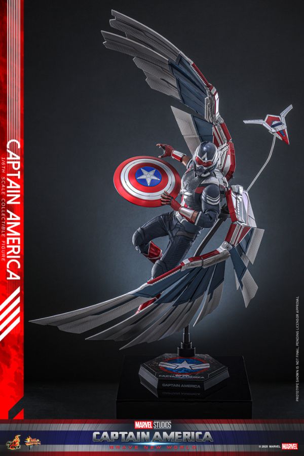 Captain America: Brave New World - Captain America 1:6 Scale Collectable Action Figure