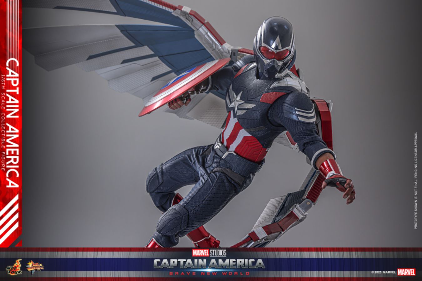 Captain America: Brave New World - Captain America 1:6 Scale Collectable Action Figure