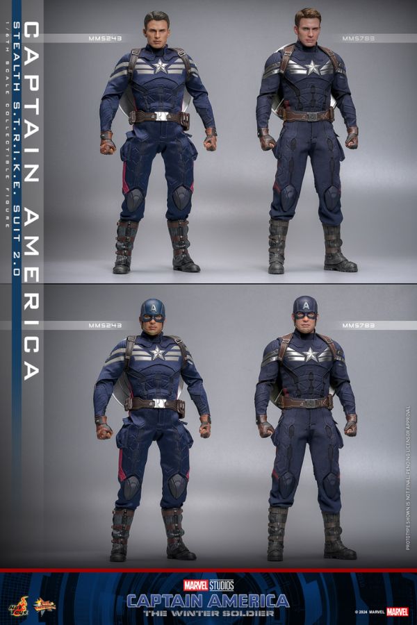 Captain America: Winter Soldier - Stealth S.T.R.I.K.E. Suit 2.0 1:6 Scale Collectable Figure