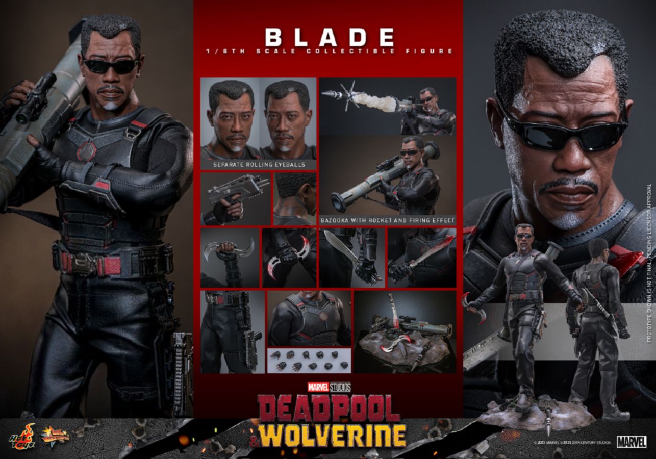 Deadpool & Wolverine - Blade 1:6 Scale Collectable Action Figure