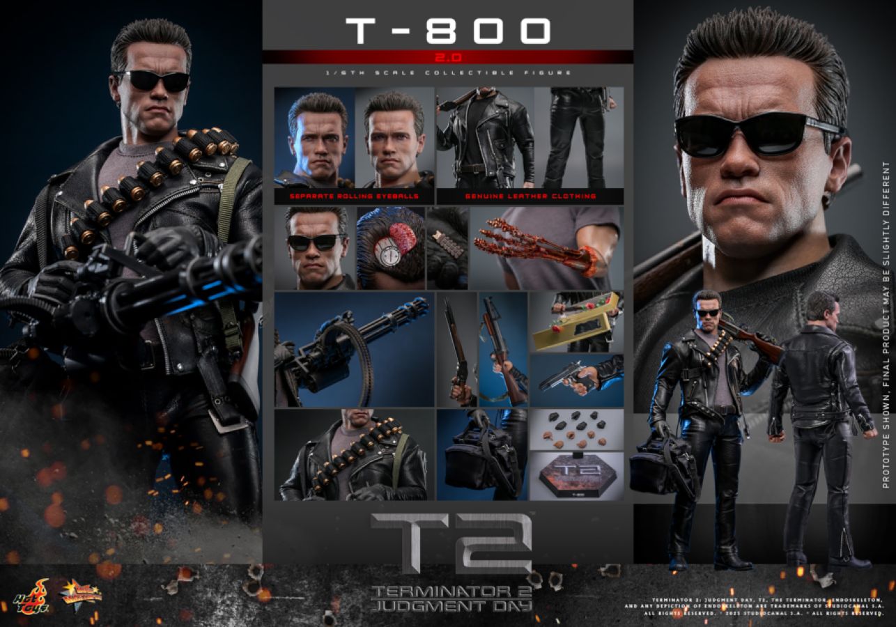 Terminator 2: Judgment Day - T-800 (2.0) 1:6 Scale Collectible Action Figure