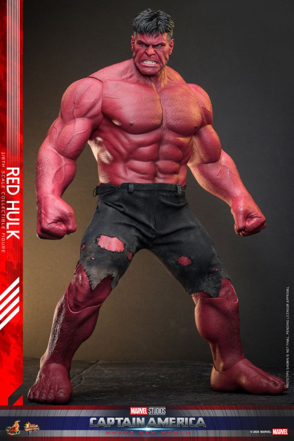 Captain America: Brave New World - Red Hulk 1:6 Scale Collectable Action Figure