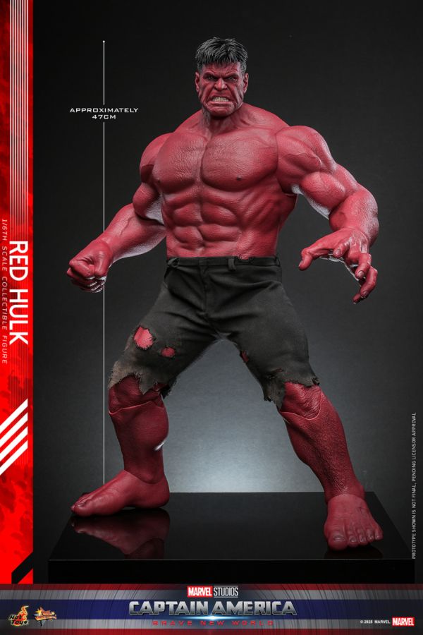 Captain America: Brave New World - Red Hulk 1:6 Scale Collectable Action Figure