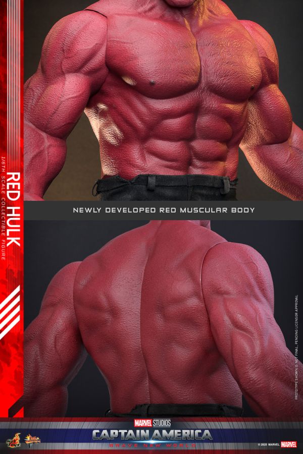 Captain America: Brave New World - Red Hulk 1:6 Scale Collectable Action Figure