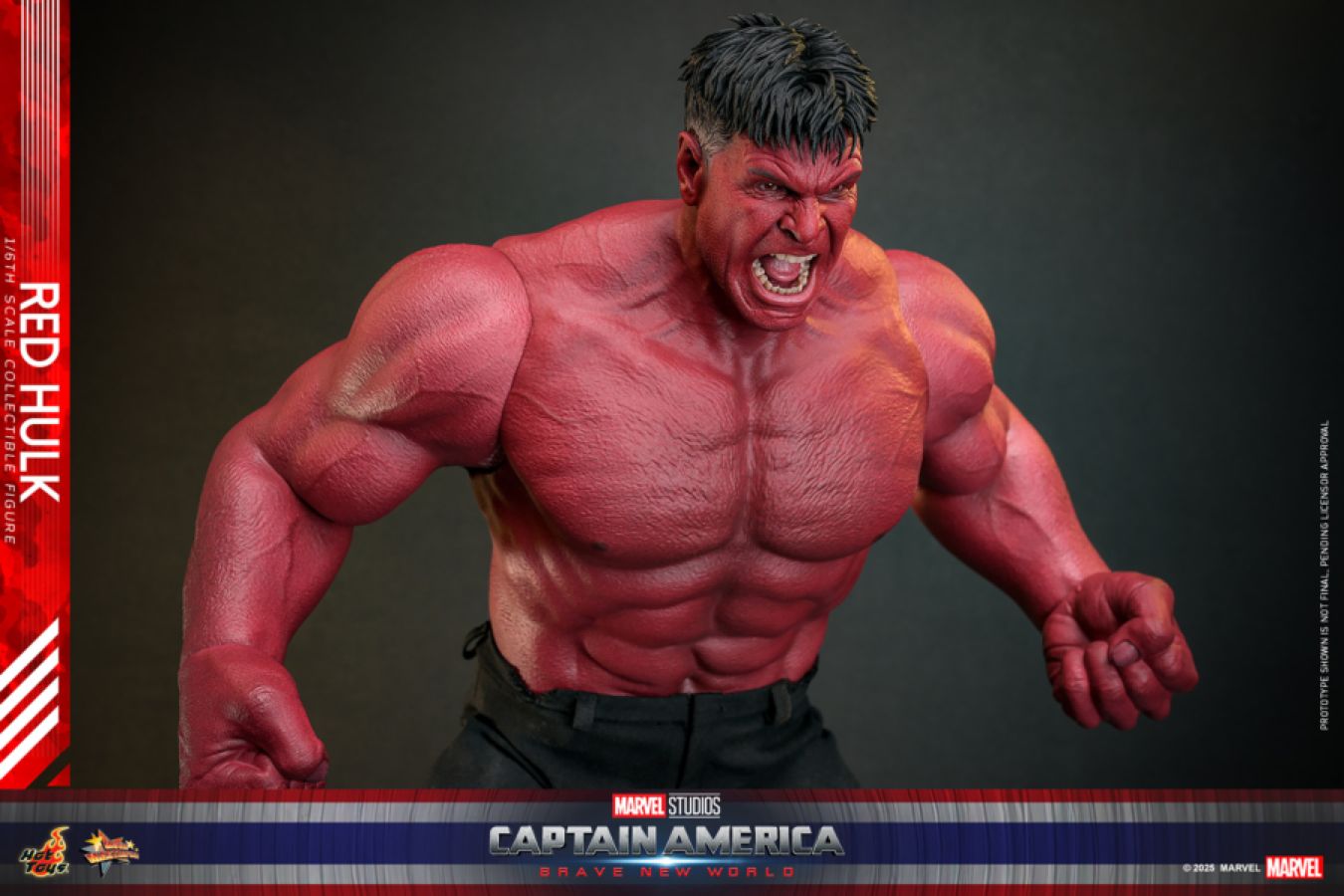 Captain America: Brave New World - Red Hulk 1:6 Scale Collectable Action Figure