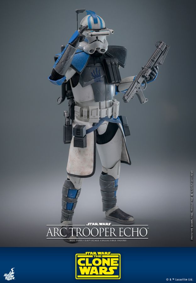 Star Wars: The Clone Wars - Arc Trooper Echo 1:6 Scale Collectible Action Figure
