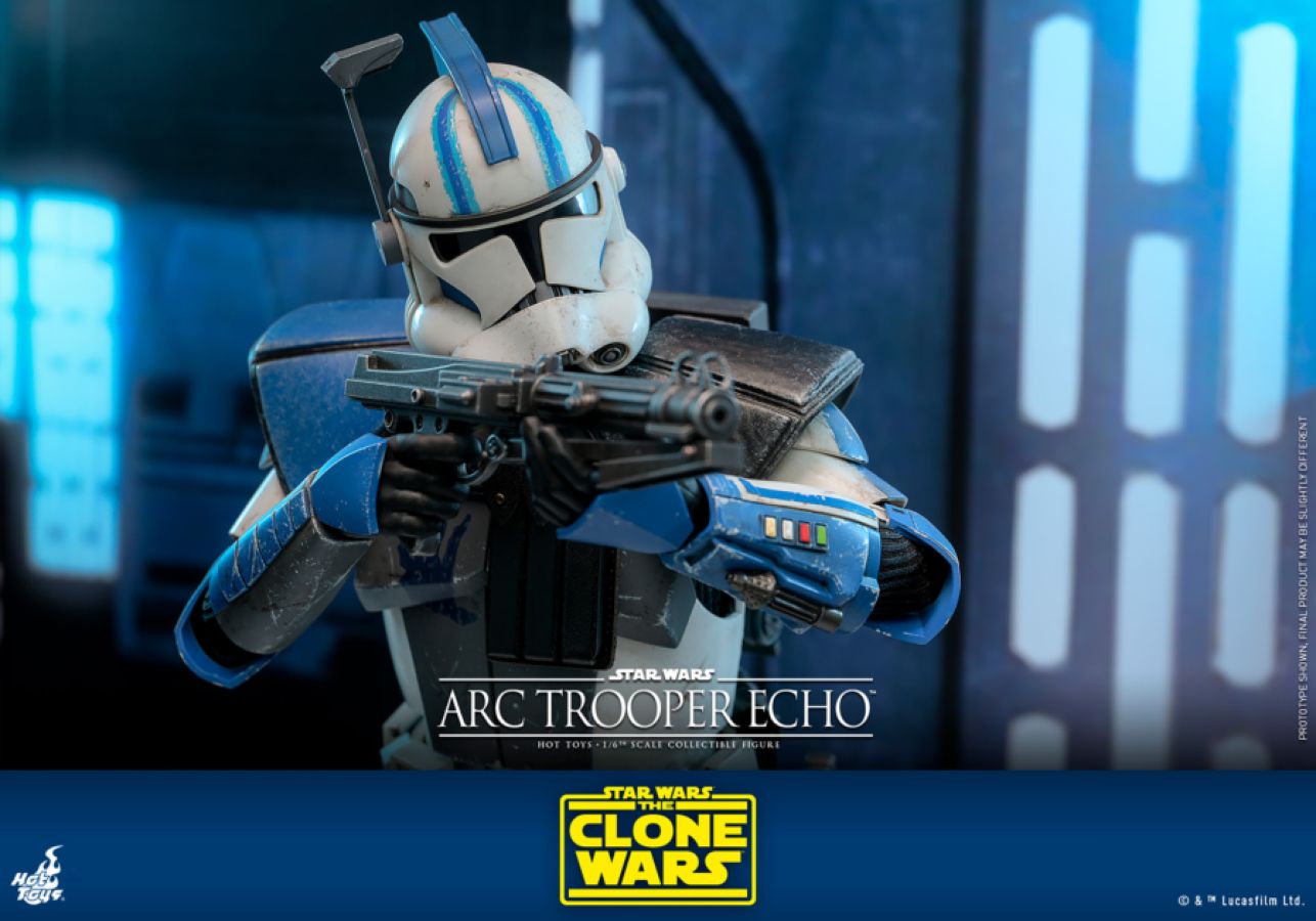 Star Wars: The Clone Wars - Arc Trooper Echo 1:6 Scale Collectible Action Figure