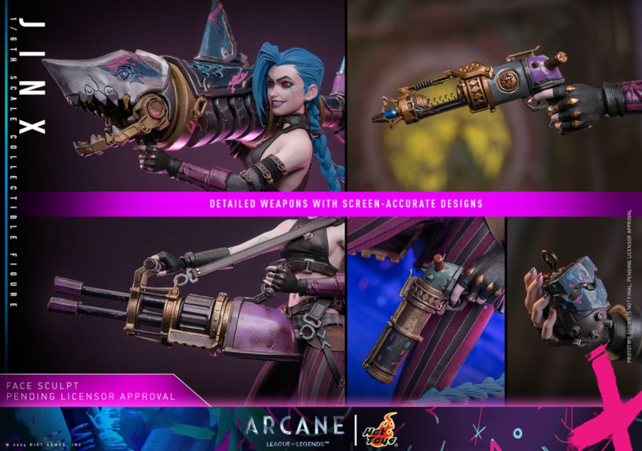 Arcane: League of Legends (TV) - Jinx 1:6 Scale Collectable Action Figure