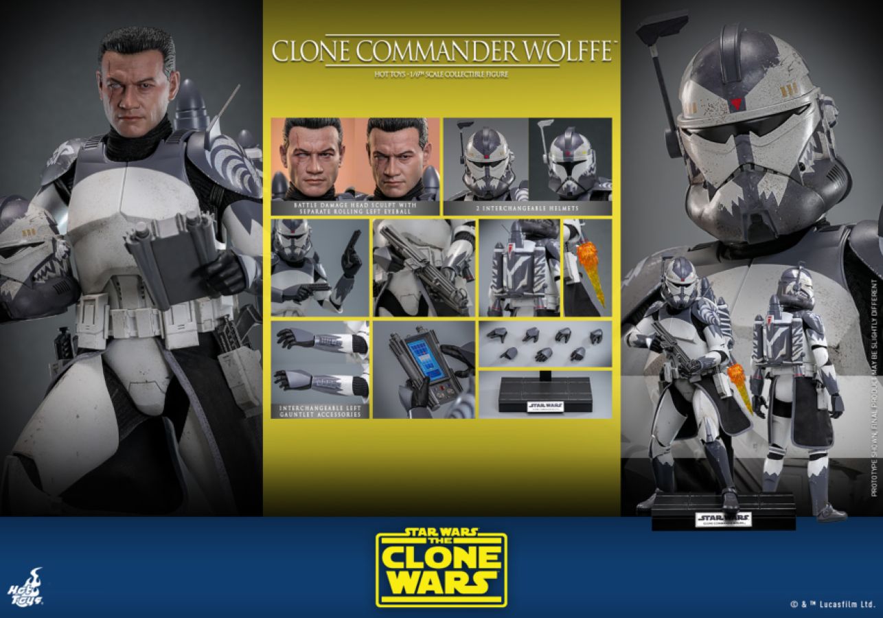 Star Wars - Clone Commander Wolffe 1:6 Scale Collectable Action Figure