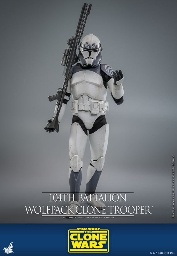 Star Wars - 104th Battalion Wolfpack Clone Trooper 1:6 Scale Collectable Action Figure