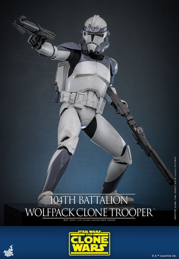 Star Wars - 104th Battalion Wolfpack Clone Trooper 1:6 Scale Collectable Action Figure