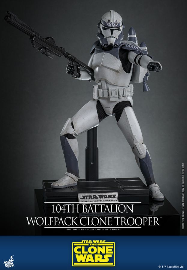 Star Wars - 104th Battalion Wolfpack Clone Trooper 1:6 Scale Collectable Action Figure