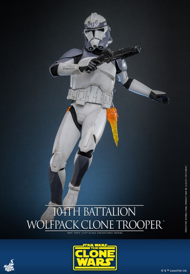 Star Wars - 104th Battalion Wolfpack Clone Trooper 1:6 Scale Collectable Action Figure