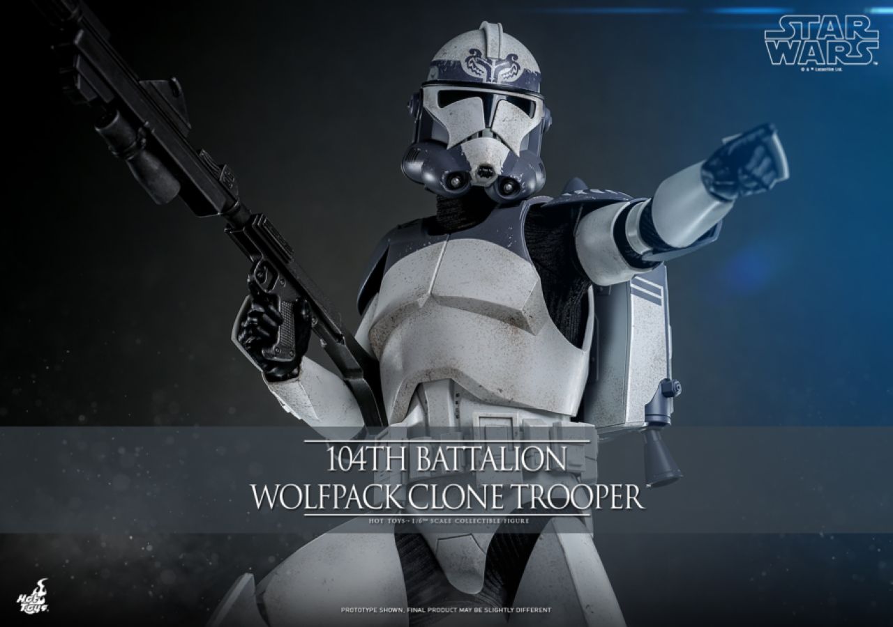 Star Wars - 104th Battalion Wolfpack Clone Trooper 1:6 Scale Collectable Action Figure