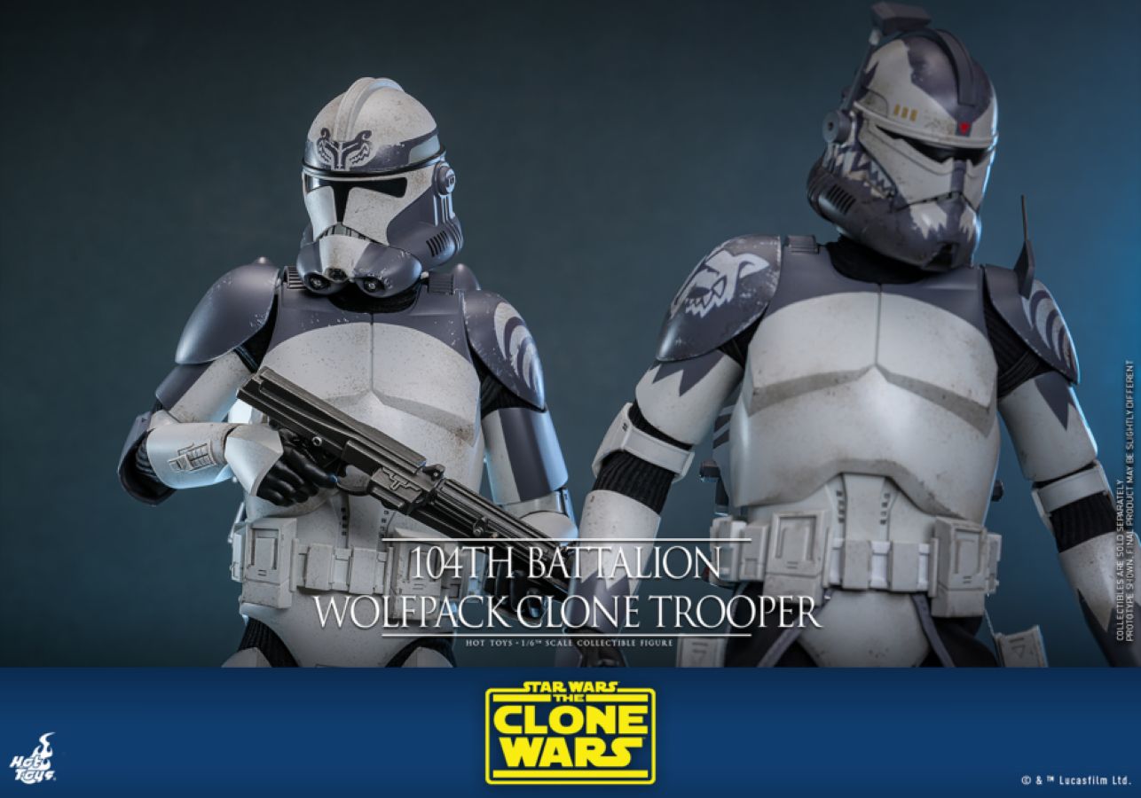 Star Wars - 104th Battalion Wolfpack Clone Trooper 1:6 Scale Collectable Action Figure