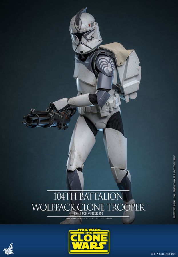 Star Wars - 104th Battalion Wolfpack Clone Trooper Deluxe 1:6 Scale Collectable Action Figure