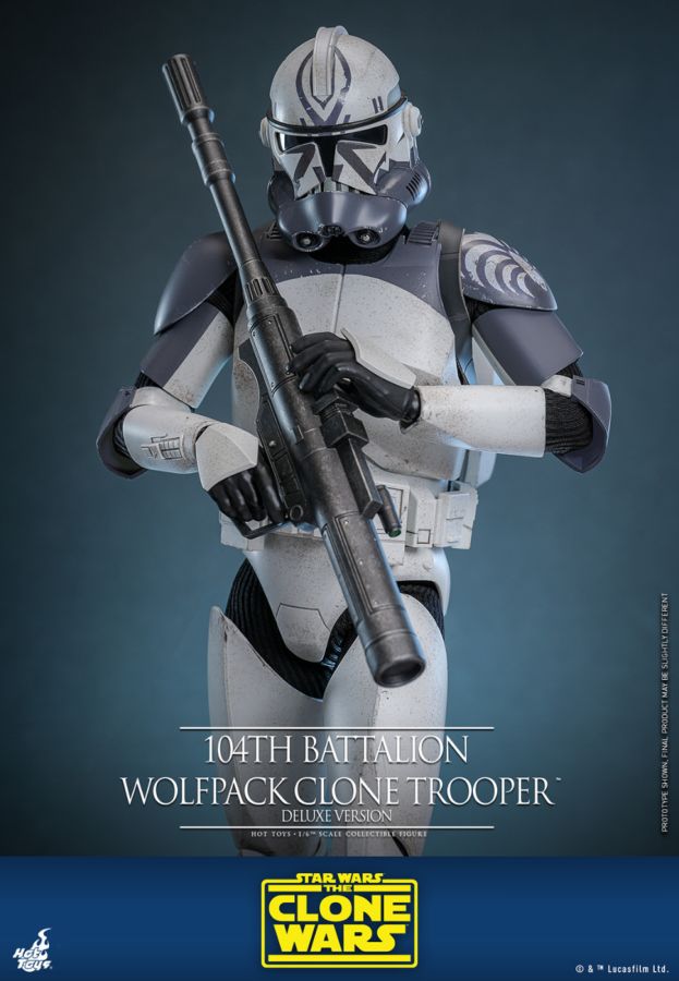 Star Wars - 104th Battalion Wolfpack Clone Trooper Deluxe 1:6 Scale Collectable Action Figure