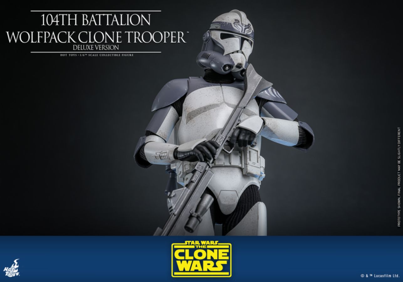 Star Wars - 104th Battalion Wolfpack Clone Trooper Deluxe 1:6 Scale Collectable Action Figure