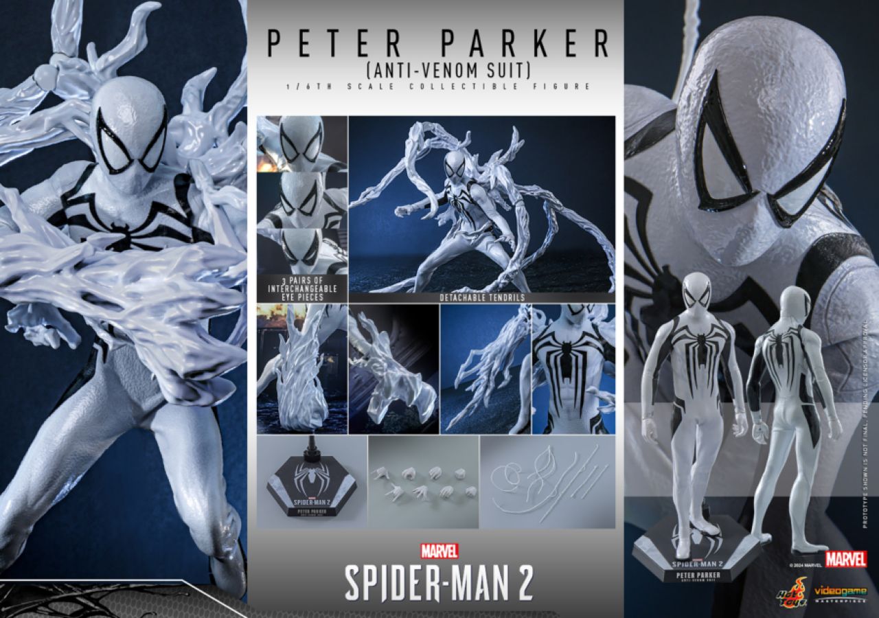 SpiderMan 2 (VG'23) - Peter Parker (Anti-Venom Suit) 1:6 Figure