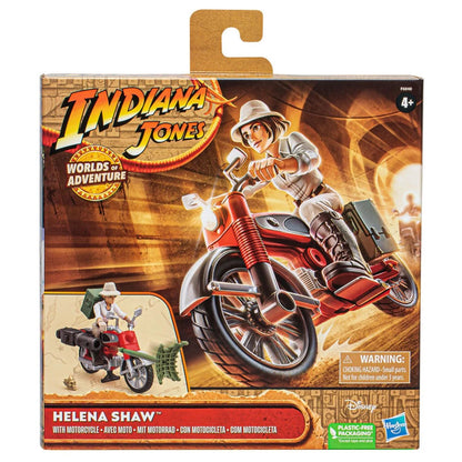 Indiana Jones Worlds of Adventure: Helena Shaw with motorcycle