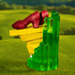 Wizard of Oz - Scaled Ruby Slippers Statuette on light-up Stand