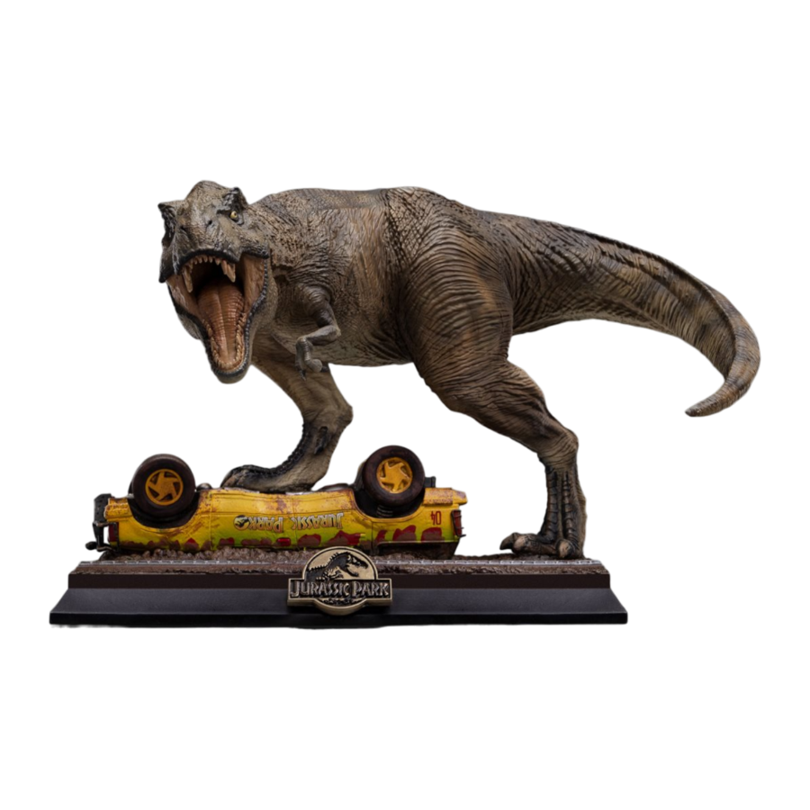 Jurassic Park - T-Rex Attack Icons Statue