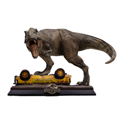 Jurassic Park - T-Rex Attack Icons Statue