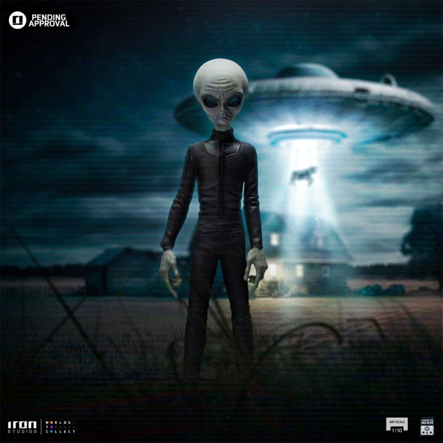 I Want To Believe - Grey Alien 1:10 Scale Statue