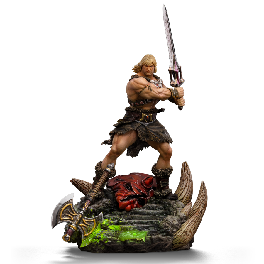 MotU - He-Man Unleashed Deluxe 1:10 Scale Statue