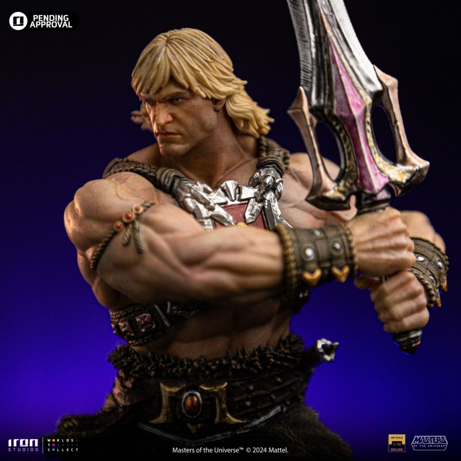 MotU - He-Man Unleashed Deluxe 1:10 Scale Statue