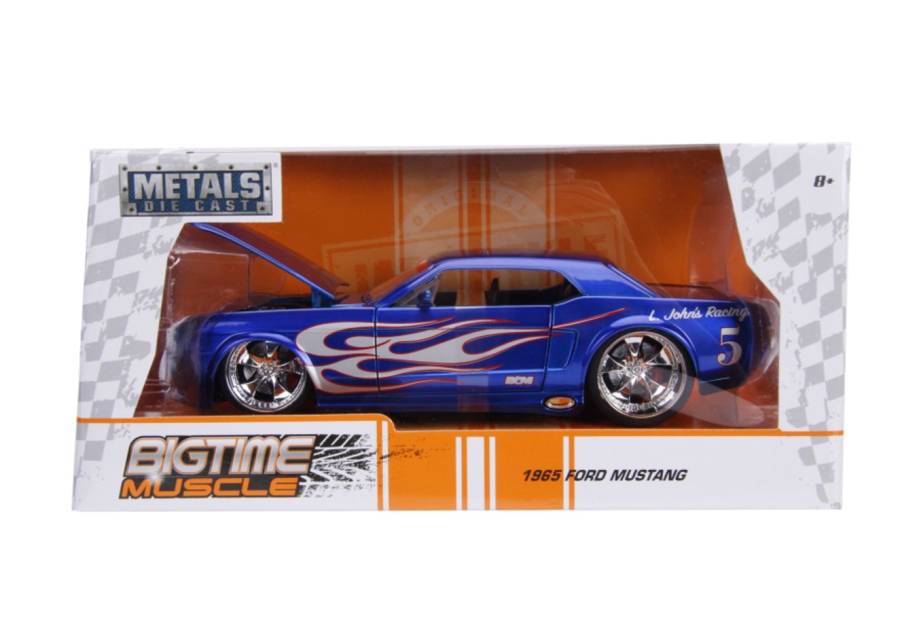 Big Time Muscle - 1965 Ford Mustang GT 1:24 Scale Diecast Vehicle