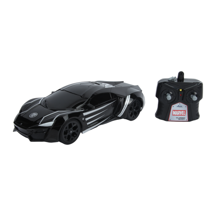 Marvel Comics - Lykan Hypersport (Black Panther) 1:16 Scale Remote Control Car