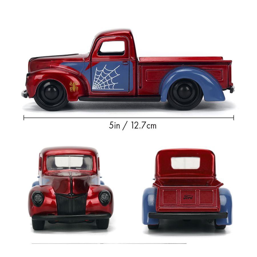 Marvel - 1:32 Scale 1941 Ford Pickup SpiderMan Diecast Vehicle