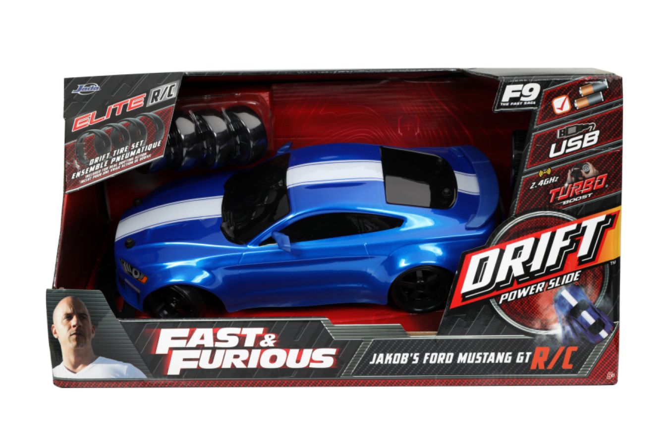 Fast & Furious - 2018 Ford Mustang GT 1:10 Scale Remote Control Car